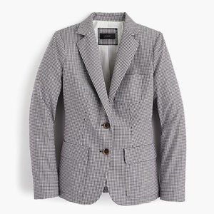 J. CREW Rhodes Blazer in Microgingham Plaid